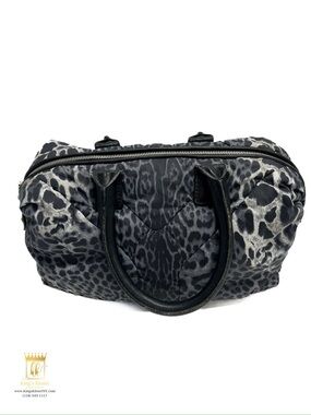 YSL easy leopard tote